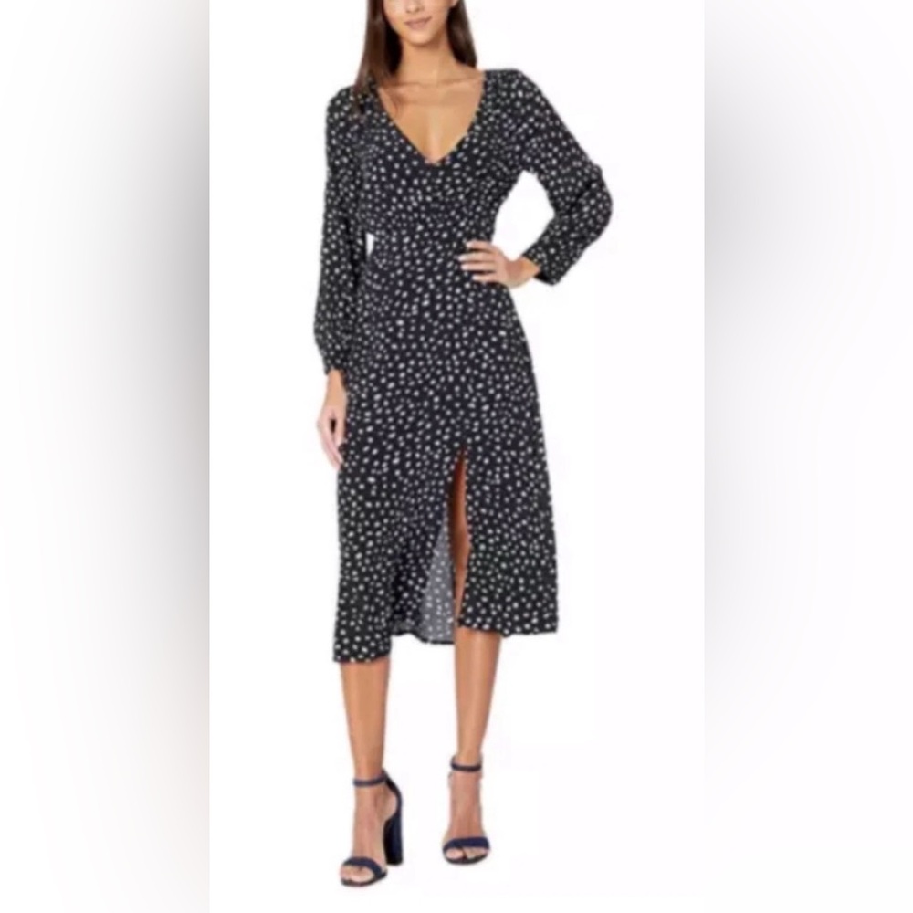 Sanctuary Niki Long-sleeve Midi Dress